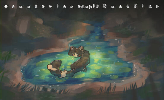 halfbody scene for somnolentmoon